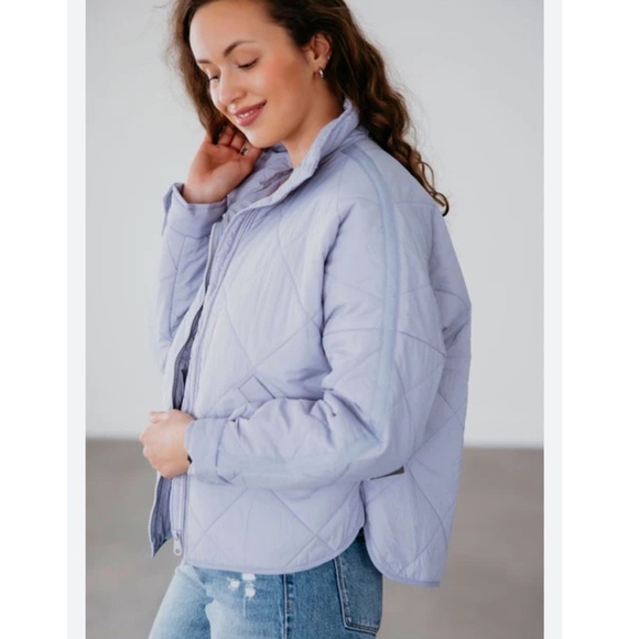 Target All In Motion Lilac Purple Quilted Jacket - Picture 2 of 14